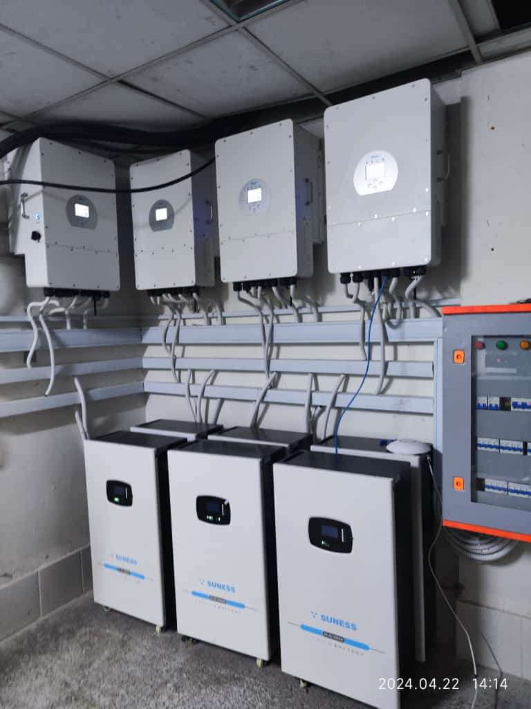 Batterie de stockage d'énergie solaire de 90 kW en Syrie