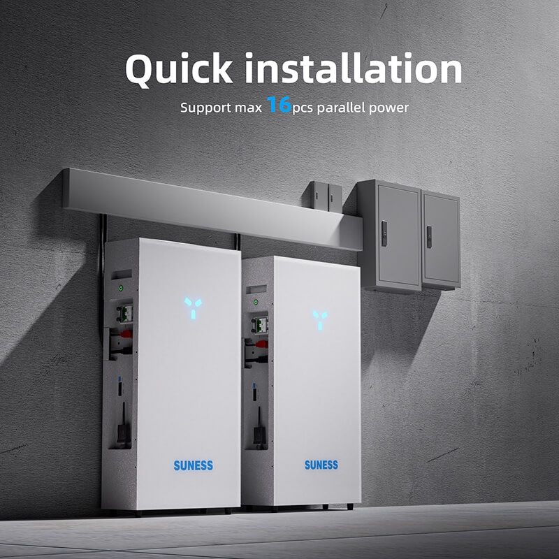 panneaux solaires et stockage de batteries
