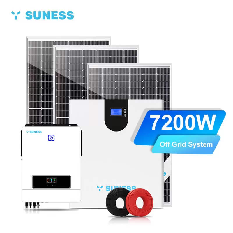 Syst&egrave;me 7,2&nbsp;KW| Batterie LiFePO4 | Onduleur solaire