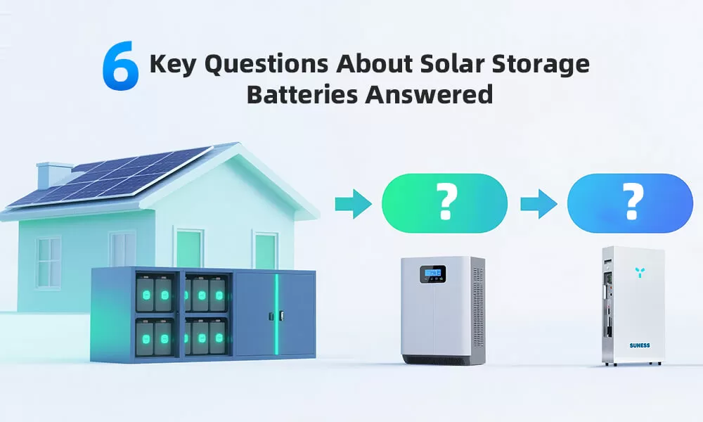 R&eacute;ponses &agrave; 6&nbsp;questions cl&eacute;s sur les batteries solaires et de stockage