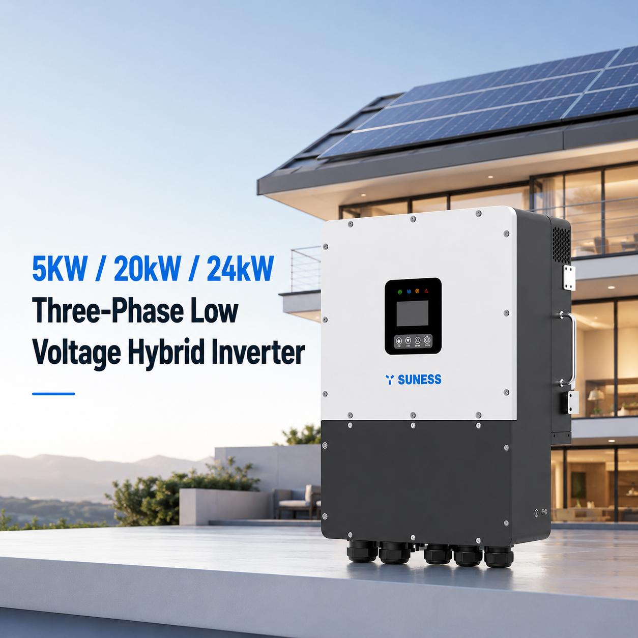 EH-24KL3 24KW| Triphasé | Onduleur hybride