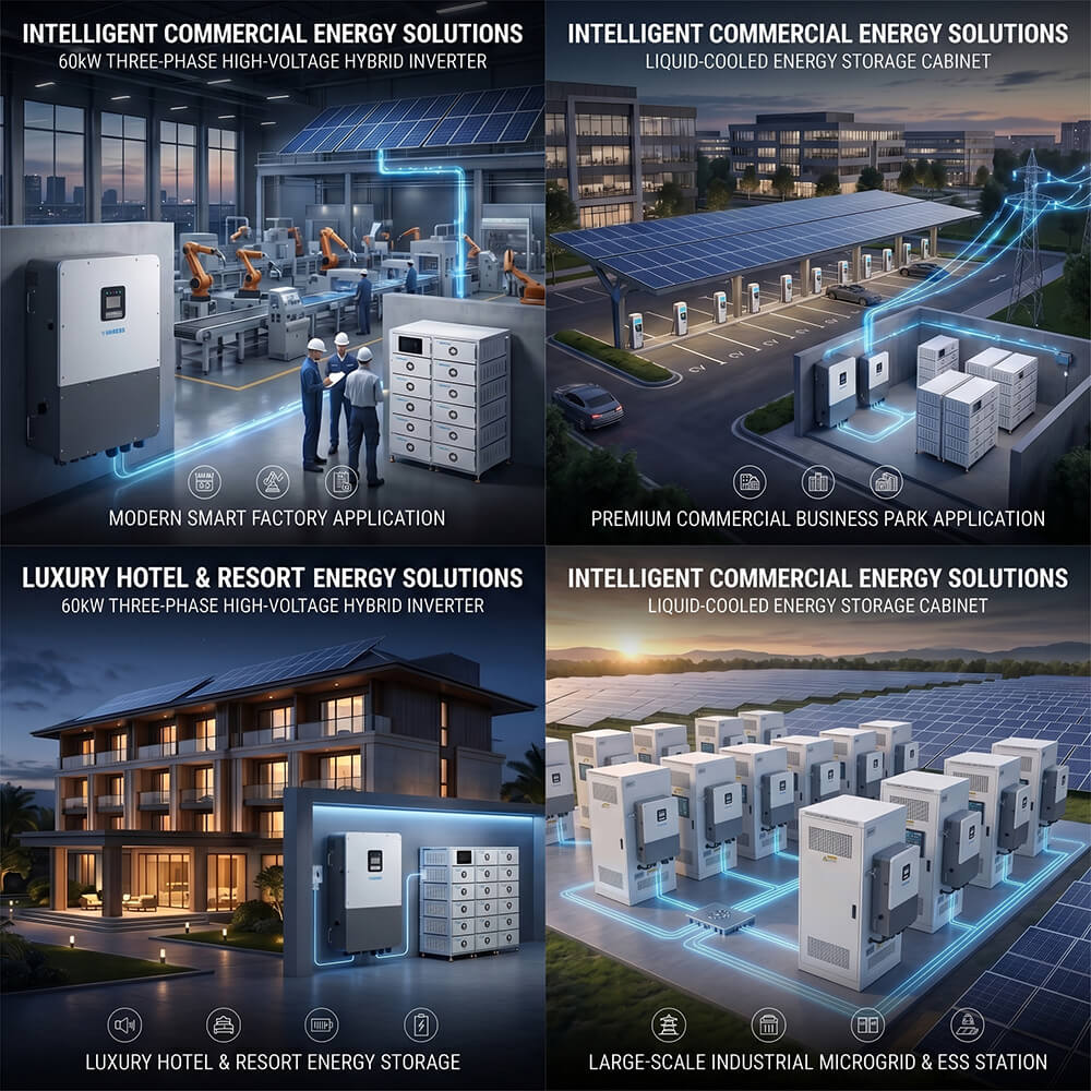 EH-60KL3 60KW| Onduleur triphasé | hybride