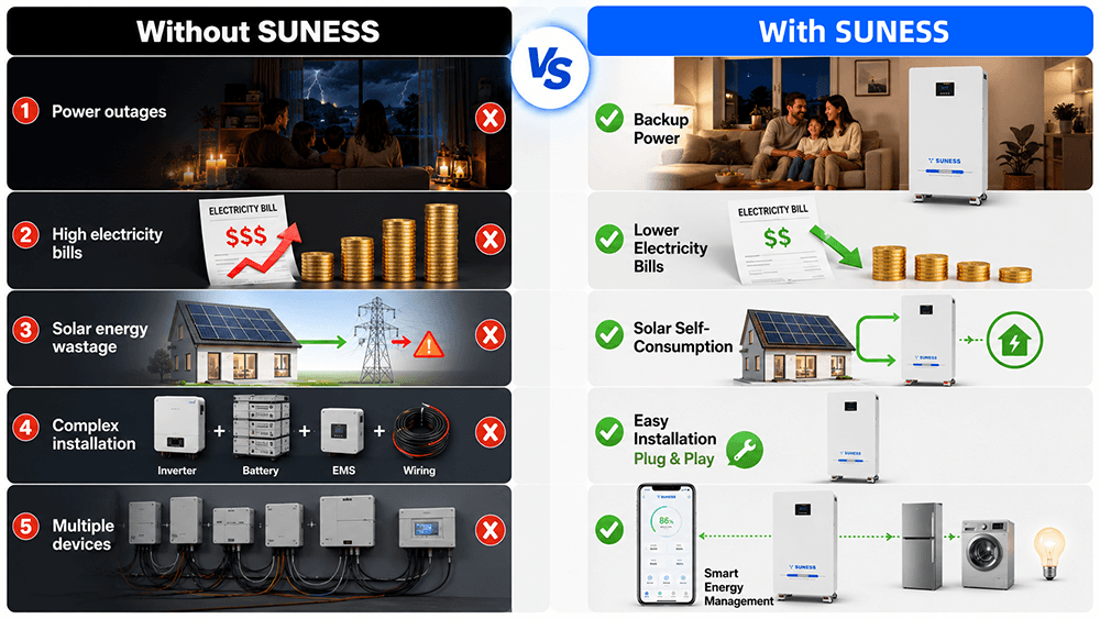 SUN 3600 3,6kW | 8kWh | 220/230/240VAC