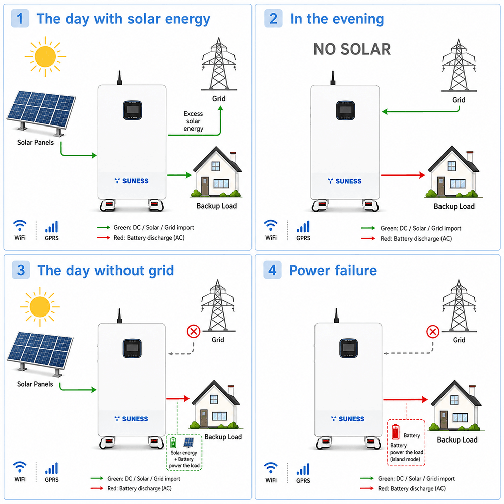 SUN3.6U-5-US 3.6kW | 5kWh | 120Vac ±5 %