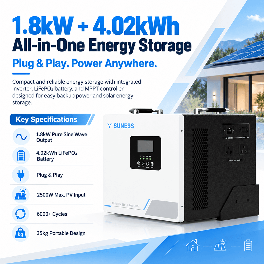 integrated solar inverter battery