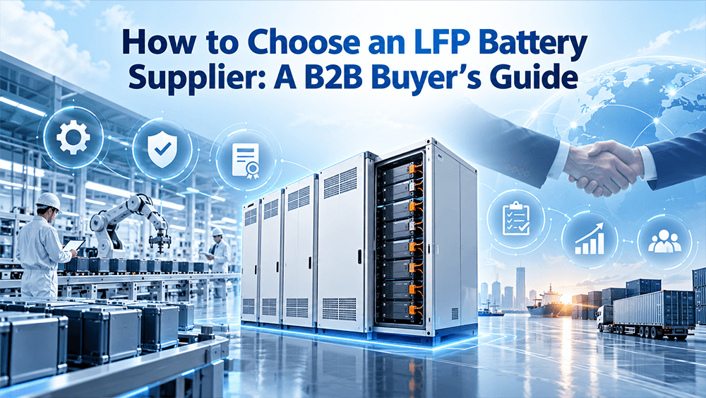 Comment choisir un fournisseur de batteries LFP : un guide d&rsquo;achat B2B
